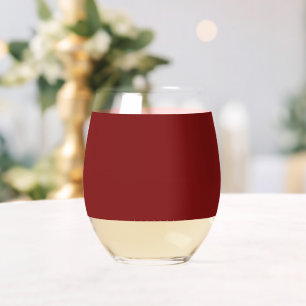 Verre À Vin Sans Pied Rouge Clair de Lune
