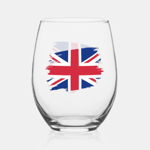 Verre À Vin Sans Pied Royaume-Uni, Drapeau britannique