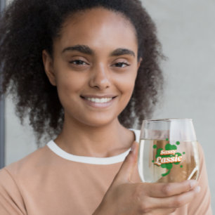 Verre À Vin Sans Pied SASSY LASSIE St. Patrick's Day Drinkware Set