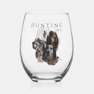 Verre À Vin Sans Pied Setter anglais, Chasse