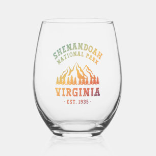 Verre À Vin Sans Pied Shenandoah National Park Virginia USA