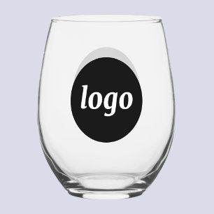 Verre À Vin Sans Pied Simple Logo Entreprise Promotionnelle Marque
