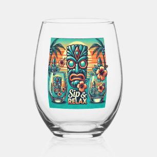 Verre À Vin Sans Pied Sip & Relax Verrerie Tiki