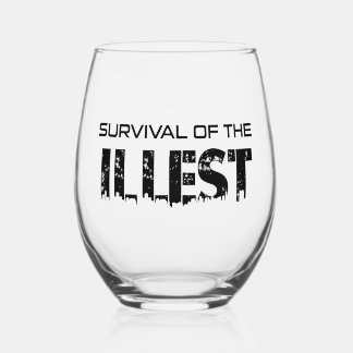 Verre À Vin Sans Pied Survie de la maladie