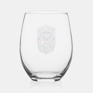 Verre À Vin Sans Pied T-shirt graphique vectoriel collectionneur d'antiq
