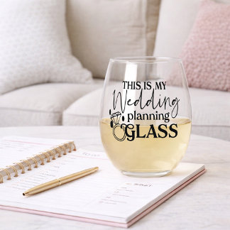 Verre À Vin Sans Pied This Is My Wedding Planning Glass
