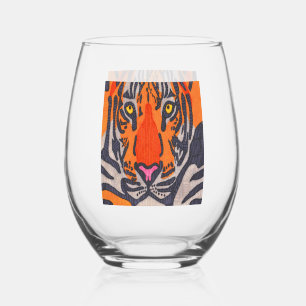 Verre à vin sans pied Tigre