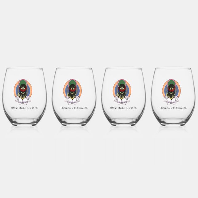 Verre À Vin Sans Pied TM Lotus Flower Vins Stemless (Recto)