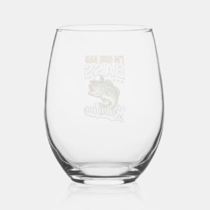 Verre À Vin Sans Pied Un mauvais design vectoriel vintage de pêche de gr