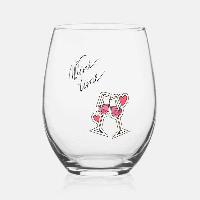 Verre À Vin Sans Pied Vin (Recto)