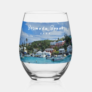 Verre À Vin Sans Pied Voyage Commémoratif Island Life