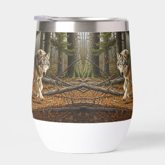 verre à vin thermique sans tige style loup 1