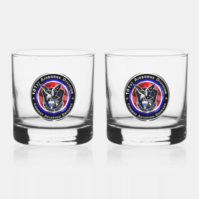 Verre À Whisky 101e division aéroportée Brigade aérienne CAB (Recto)