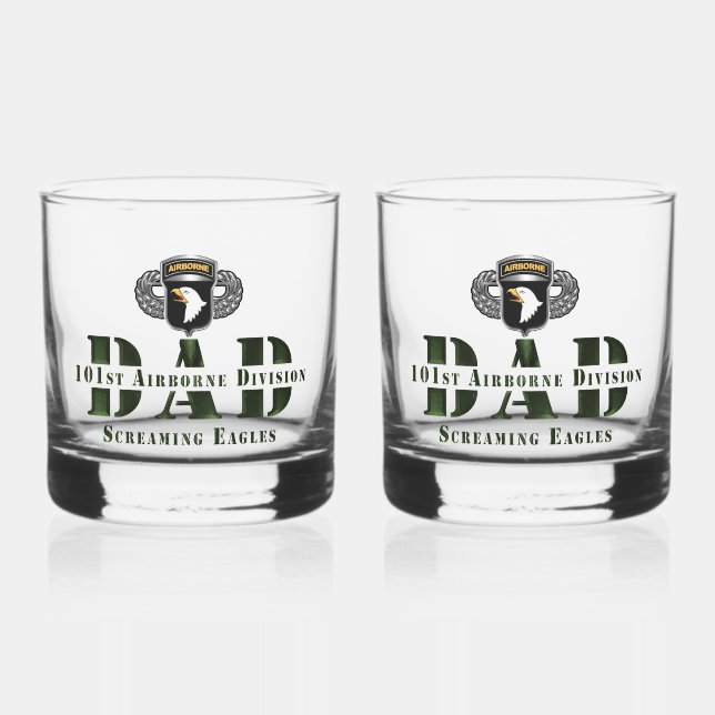 Verre À Whisky 101e Division aéroportée DAD (Recto)