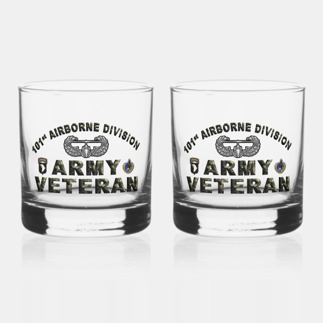 Verre À Whisky 101e division aéroportée Vétéran (Recto)