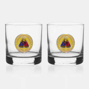 Verre À Whisky 173e brigade aéroportée Vétéran du Vietnam