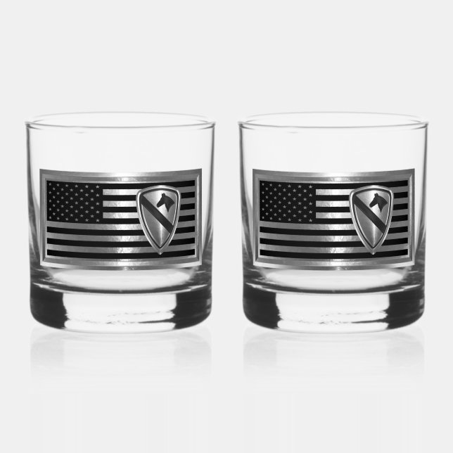 Verre À Whisky 1re division de cavalerie (Recto)
