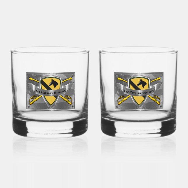 Verre À Whisky 1re division de cavalerie (Recto)