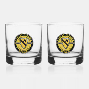Verre À Whisky 1re division de cavalerie retraitée