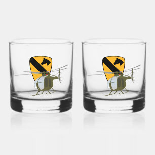Verre À Whisky 1st Cav - Vietnam OH-6 Loach Gunship