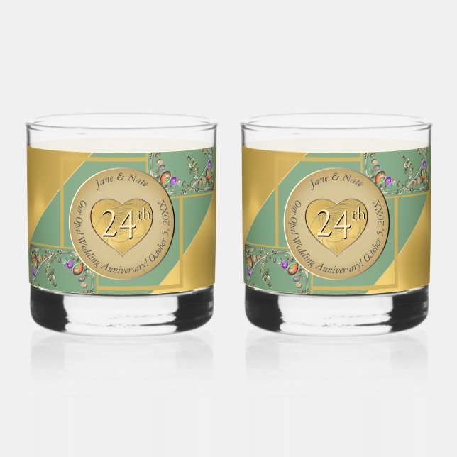 Verre À Whisky 24e anniversaire Opal Drinkware Set (Recto)