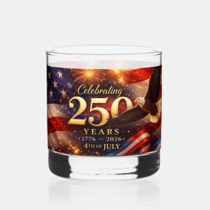 Verre À Whisky 250 Ans Fête de l'Indépendance