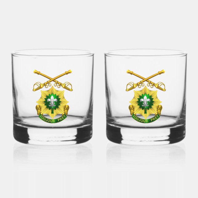 Verre À Whisky 2e Régiment de cavalerie blindée ACR (Recto)