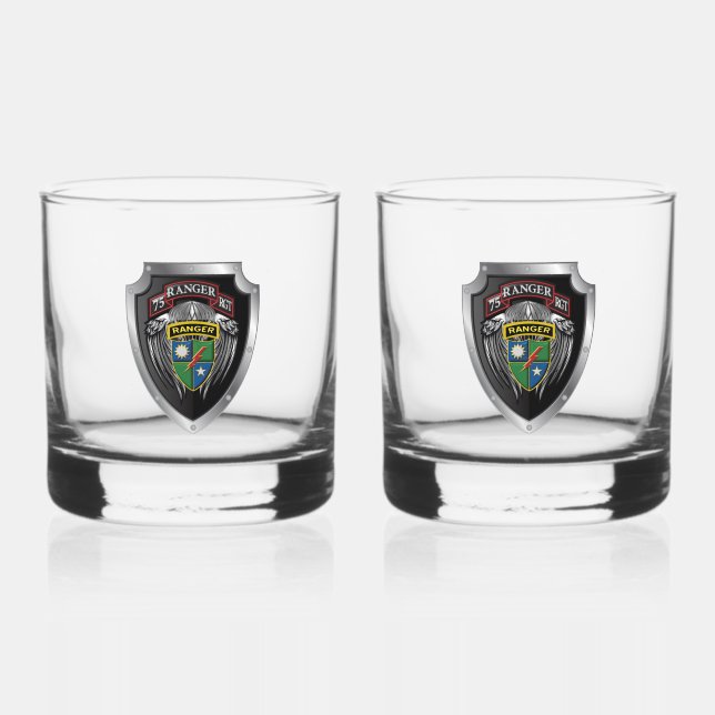 Verre À Whisky 75e régiment de Rangers (Recto)