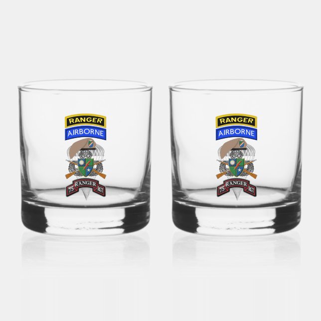 Verre À Whisky 75e régiment de Rangers (Recto)