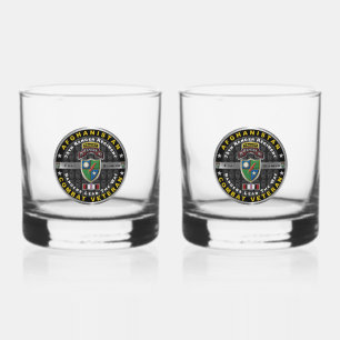 Verre À Whisky 75e Régiment de Rangers Afghanistan Vétéran