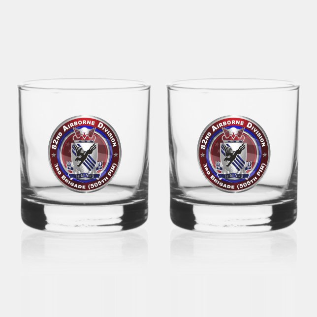 Verre À Whisky 82e division aéroportée 505e PIR (Recto)