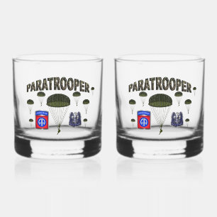 Verre À Whisky 82e division aéroportée Parachutiste