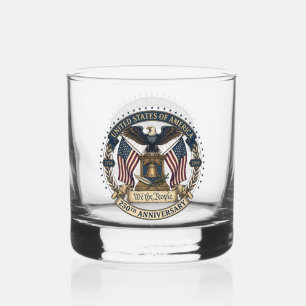 Verre À Whisky Amérique 250 Liberty Eagle – Anniversaire Historiq