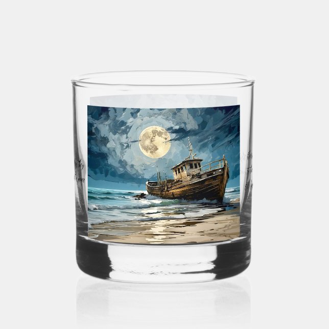 Verre À Whisky Ancien navire (Verso)