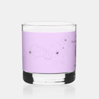 Verre À Whisky Anéone sur Lilac clair