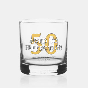 Verre À Whisky Anniversaire ÂGÉ À LA PERFECTION N'IMPORTE QUEL ÂG