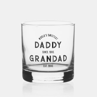 Verre À Whisky Annonce de grossesse pour nouveau grand-père pour