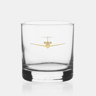 Verre À Whisky Avion Gold Jet
