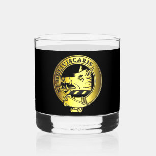Verre À Whisky Badge du clan d'or Campbell