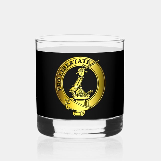 Verre À Whisky Badge du clan d'or Wallace (Verso)