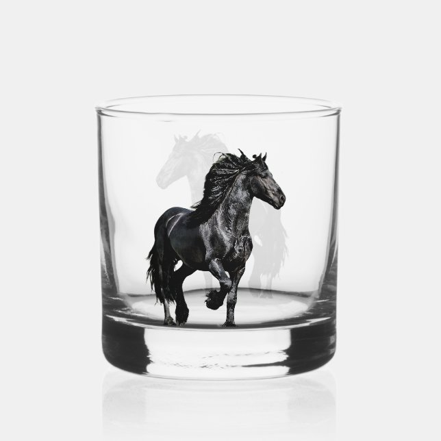 Verre À Whisky Black horse (Recto)