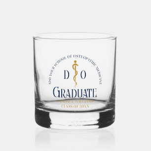 Verre À Whisky Bleu bleu Ostéopathie Médicale de l'école