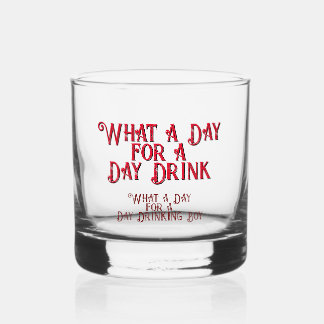 Verre À Whisky BOISSON DE JOUR - POUR LUI ! par Jeff Willis Art