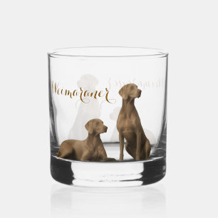 Verre À Whisky Braque de Weimar – Chasseur de Fantôme Argenté