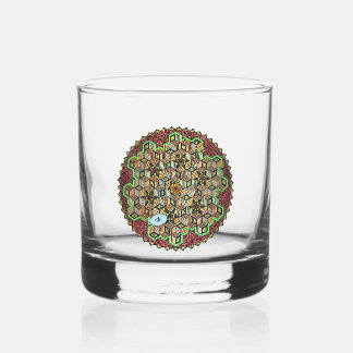 Verre À Whisky "Chitta Vritti Nirodha" (dessin couleur)