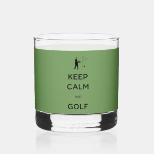 Verre À Whisky Conserver le calme et le golf
