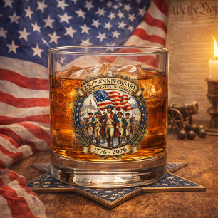 Verre À Whisky Couronne du patrimoine révolutionnaire du 250e ann