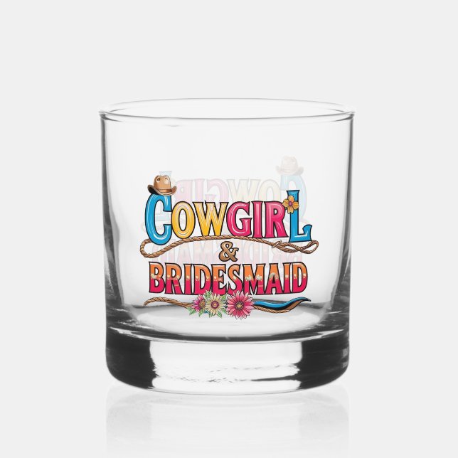 Verre À Whisky Cowgirl Bridesmaid (Recto)