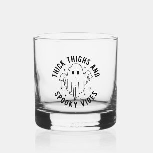 Verre À Whisky "Cuirs Épais Et Vibes Éffrayantes"