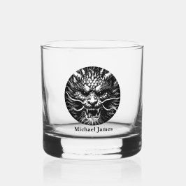 Verre À Whisky Dragon Furieux Personnalisé